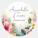 Search for plumeria wedding stickers Hibiscus