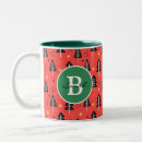 Search for tree pattern mugs Illustration