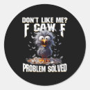 Search for funny chicken stickers F caw