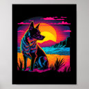 Search for australian cattle dog art Retro