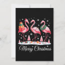 Search for funny flamingo christmas cards 2025