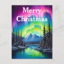 Search for aurora borealis postcards Green