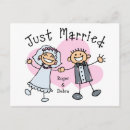 Search for bride stick figure postcards Cute