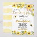 Search for bee baby boy shower invitations Floral