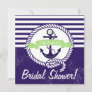 Search for rope bridal shower invitations Nautical