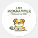 Search for engineer humor stickers Coder