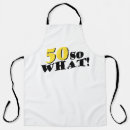 Search for funny 50th birthday aprons Fifty