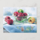 Search for apple green postcards Watercolor