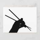 Search for chopsticks postcards Black