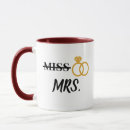 Search for miss to mrs mugs Bride to be