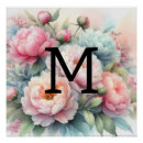 Search for monogram posters Watercolor