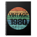 Search for 1980 notebooks Vintage