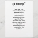 Search for massage flyers Spa