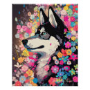 Search for siberian husky art Funny
