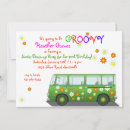 Search for hippie van invitations Groovy