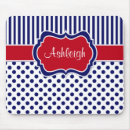 Search for blue polka dot pattern mouse mats Girly