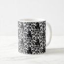 Search for black lion mugs Black and white