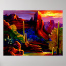 Search for desert sunset posters Colorful