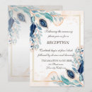 Search for watercolor peacock feather invitations Flowers