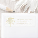 Search for palm return address labels Gold