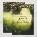 Search for string lights sweet 16 invitations Barn