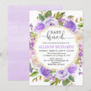 Search for lavender and gold invitations Purple