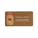 Search for plaid wedding return address labels Rustic