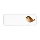 Search for funny bird return address labels Adorable