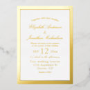 Search for real foil wedding invitations Gold