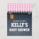 Search for blue denim baby shower invitations Country