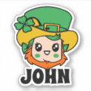 Search for leprechaun stickers Four leaf clover