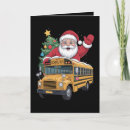 Search for bus driver christmas cards Santa