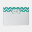 Search for turquoise post it notes Monogrammed