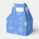 Search for snowflake favour boxes White