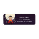 Search for vampire return address labels Halloween