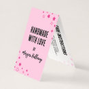 Search for handmade with love tags Care instructions