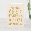 Search for gold mothers day cards Typography