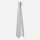 Search for black and white polka dot ties Dotted