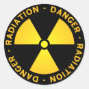 Search for yellow radiation symbol stickers Radioactive