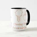 Search for closing mugs Real estate agent
