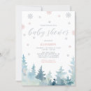 Search for snowflake baby shower invitations Winter wonderland