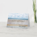 Search for beach 30th birthday cards Ocean