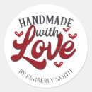 Search for name love stickers Handcrafted