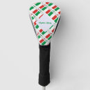 Search for italian golf head covers Green white red