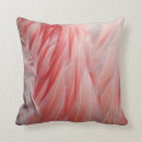 Search for pink feather cushions Flamingo