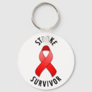 Search for stroke key rings Red