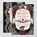 Search for black white quinceanera invitations Roses
