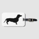 Search for dachshund luggage tags Doxie
