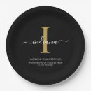 Search for monogram paper plates Modern