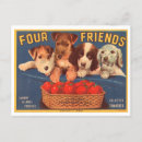 Search for four postcards Food